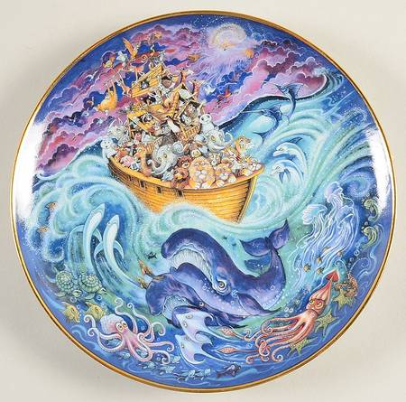 Bibical Scenes By Bill Bell for Franklin Mint Noah's Ark - No Box