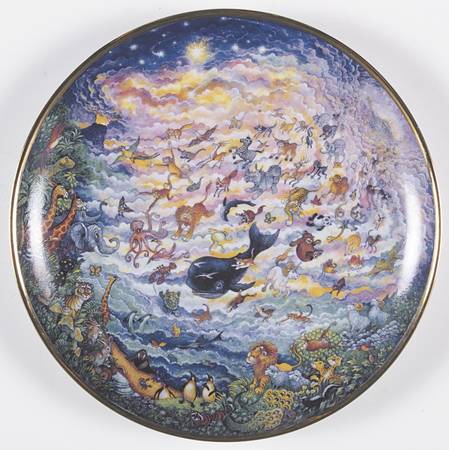 Bibical Scenes By Bill Bell for Franklin Mint In The Beginning - No Box