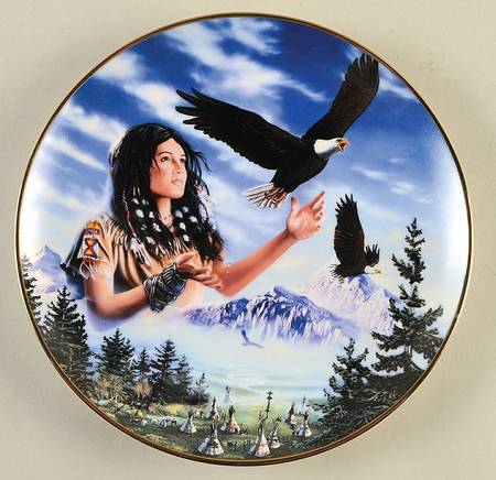 Nature's Eternal Spirit Maiden Of The Majestic Eagle - No Box