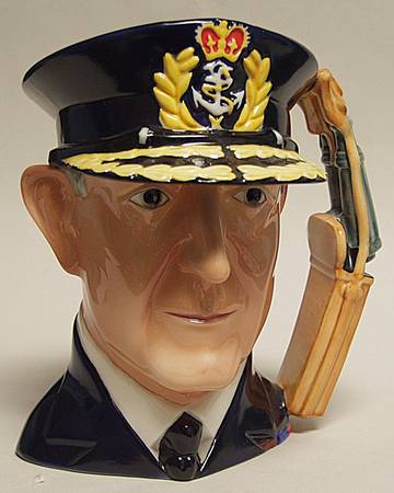 Maritime Character Jug Admiral Lord Cunningham - No Box