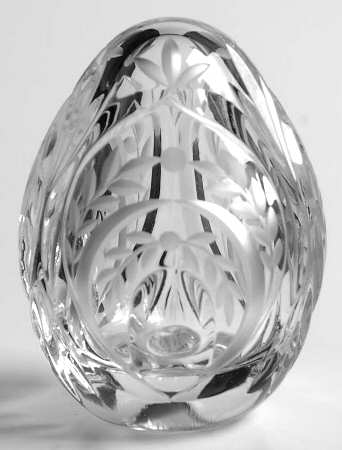 Faberge Crystal Egg Crystal Petite Cut Egg - Boxed