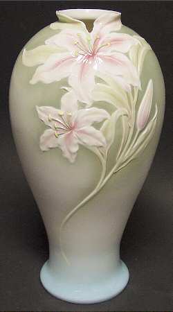 Franz Collection Giftware Lily-Pink-Vase - Boxed