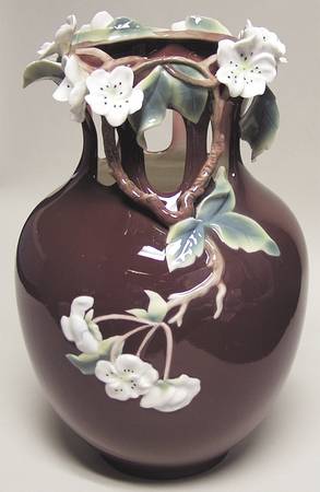 Franz Collection Giftware Cherry Blossom Vase-Large - Boxed