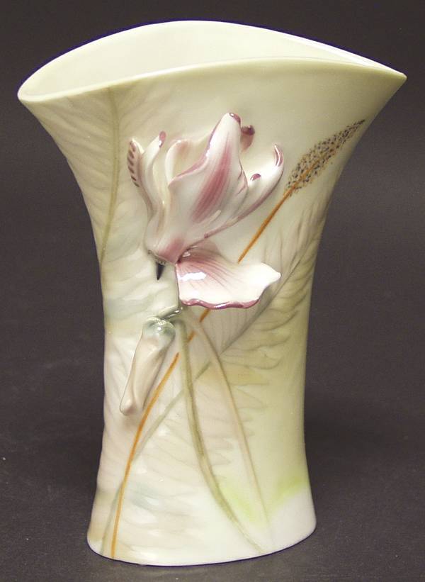 Franz Collection Giftware Cyclamen Vase - Boxed