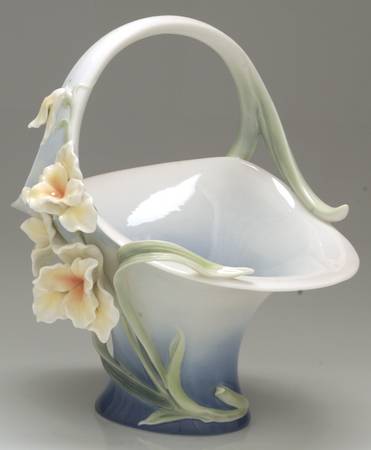 Franz Collection Giftware Pretty Petite Gladiola Basket - Boxed