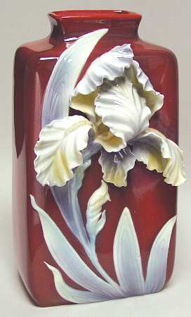 Franz Collection Giftware Vase-Iris - Boxed