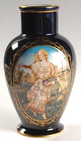 Four Seasons Vase Series #2 by Franklin Mint
