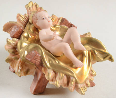 Vatican Nativity Set Infant Jesus-Brown Hair - Boxed