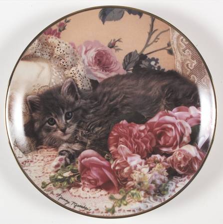 Nancy Matthews Cats Bed Of Roses - No Box