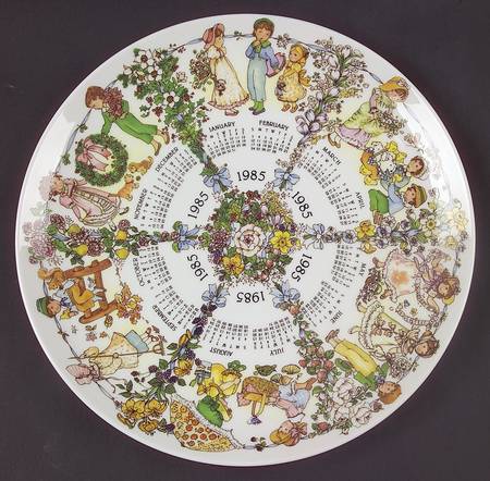 Calendar Children With Flowers - Boxed