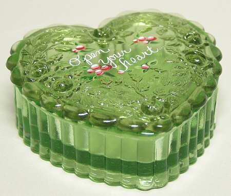 Fenton Christmas Figurines Open Your Heart & Home Box - Boxed