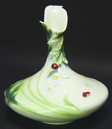 Lady Bug Vase Medium - Boxed