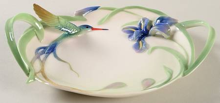 Long Tail Hummingbird Tidbit Dish - Boxed