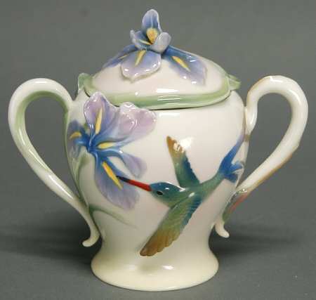 Long Tail Hummingbird Sugar Jar & Lid - Boxed
