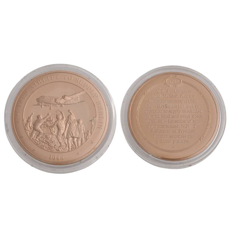 History of the United States-Proof Set 1948-U.S. Uses Airlift To Supply Berlin - No Box