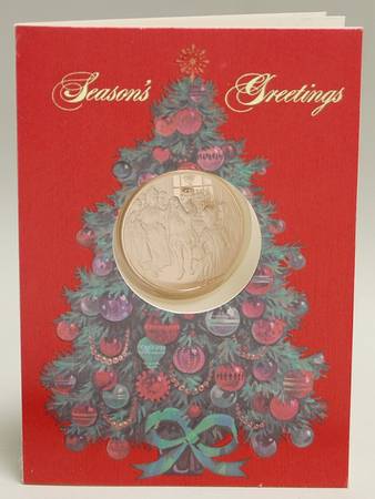 Frankin Mint Proof Medallion Holiday Gala - Boxed