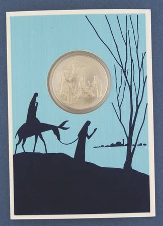 Frankin Mint Proof Medallion Hark The Herald Angel - No Box