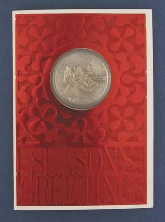 Frankin Mint Proof Medallion Sleigh Ride - No Box