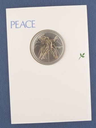 Frankin Mint Proof Medallion Youth For Peace - No Box