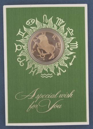 Frankin Mint Proof Medallion Taurus-Zodiac - No Box