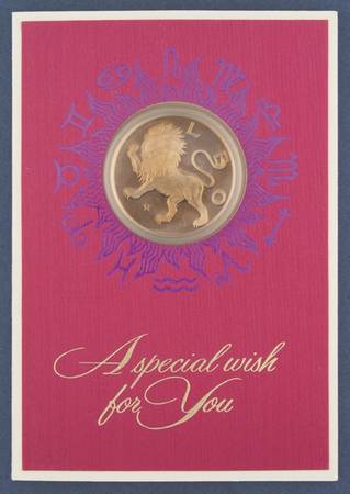 Frankin Mint Proof Medallion Leo-Zodiac - Boxed