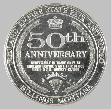 Frankin Mint Proof Medallion Midland Empire State Fair - No Box