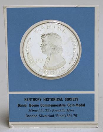Frankin Mint Proof Medallion Kentucky Historical Society - No Box
