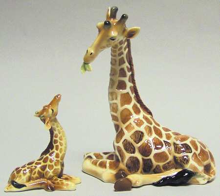 Jungle Beauties-Giraffe Mother & Baby Pair - No Box