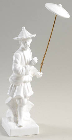 Fitz & Floyd Figurines Oriental Farmer With Parasol - No Box