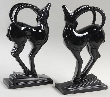 Book Ends Antelope-Black - No Box