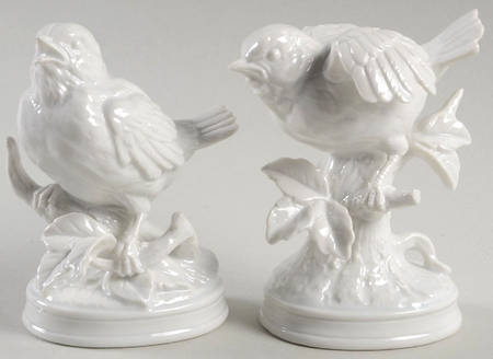 Fitz & Floyd Figurines Baby Bluebirds-Left/Right Set - No Box