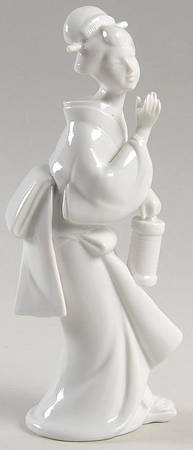 Fitz & Floyd Figurines Geisha-Lantern - No Box 74b