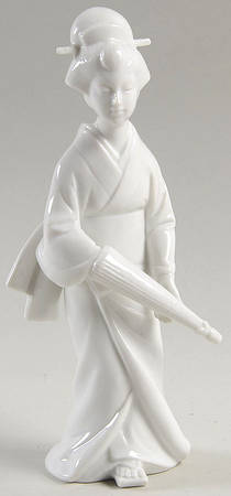 Fitz & Floyd Figurines Geisha-Closed Umbrella - No Box 74a