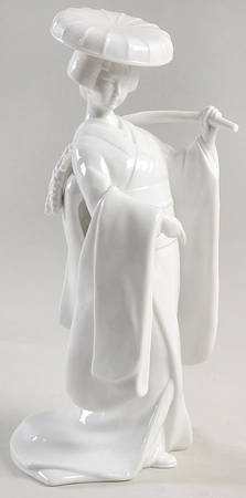 Fitz & Floyd Figurines Geisha With Wisteria - No Box