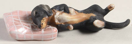Fitz & Floyd Figurines Sleeping Dog - No Box
