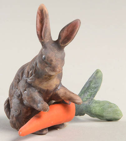 Fitz & Floyd Figurines Rabbit With Carrot - No Box