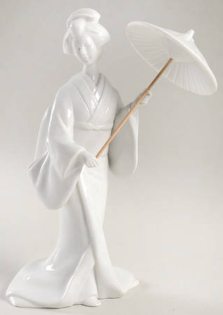 Fitz & Floyd Figurines Geisha With Umbrella - No Box