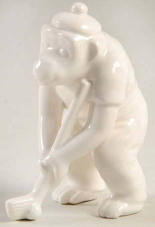 Fitz & Floyd Figurines Monkey Golfin - No Box