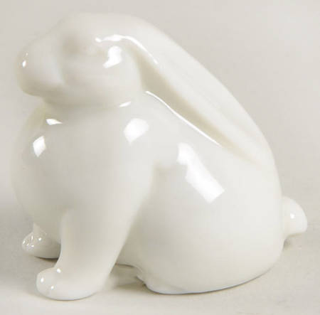 Fitz & Floyd Figurines Rabbit-White - No Box