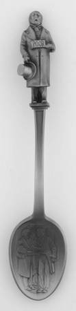 Christmas Carol Spoon Collection Solicitor For The Poor - No Box
