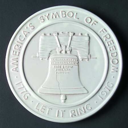 Bicentennial Trivet Liberty Bell-White - No Box