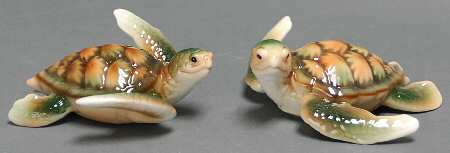 Turtle Bay Figurine Set Of 2 - Boxed