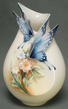Fluttering Beauty Vase - Boxed