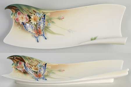 Fluttering Beauty Ornamental Plate - Boxed