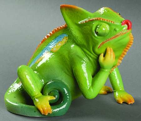 Rain Forest Little Dwellers Chameleon Figure - Boxed