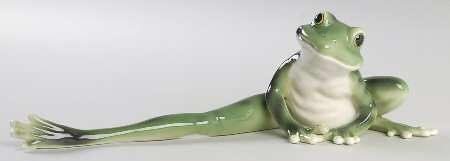 Amphibia Collection Frog-Long Legged Figurine - Boxed