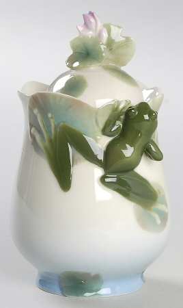 Amphibia Collection Sugar Jar & Lid - Boxed