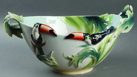 Paradise Calls-Toucan Table Bowl - Boxed