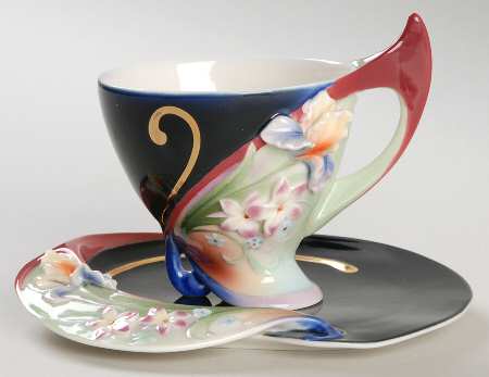 Flora & Flutter Cup & Saucer - Boxed