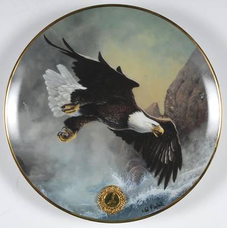 Alaska Chilkat Bald Eagle Preserve by Franklin Mint